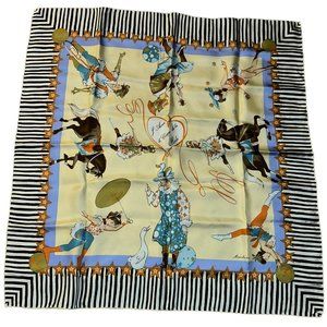 Moschino Larioseta Scarf J'Aime le Cirque de la Mode